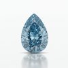11.16 carats Fancy Vivid Blue Pear shape, lab diamond