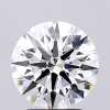 2.62 Carats Round Lab Diamond F VVS1