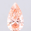 5.07 carat pear fancy vivid pink diamond